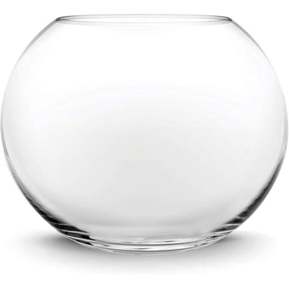 CYS EXCEL Glass Bubble Bowl (H-6" W-8", Approx. 3/4 Gal.) | Multiple Size - Picture 7 of 7